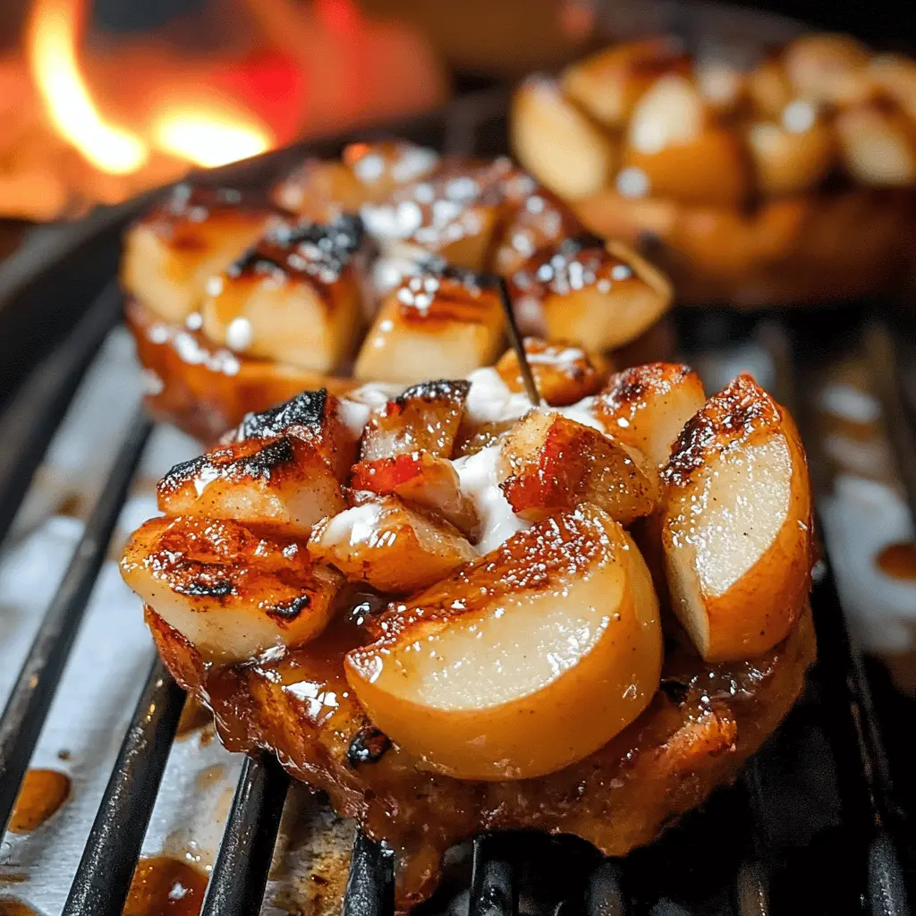 Transform your grilling game with these Bloomin' Grilled Apples! Bursting with caramelized flavors and a hint of cinnamon, this unique treat is perfect for summer gatherings or cozy fall evenings. With just a few simple ingredients, you'll impress your friends and family! Save this recipe to try it during your next backyard barbecue or as a delightful dessert.