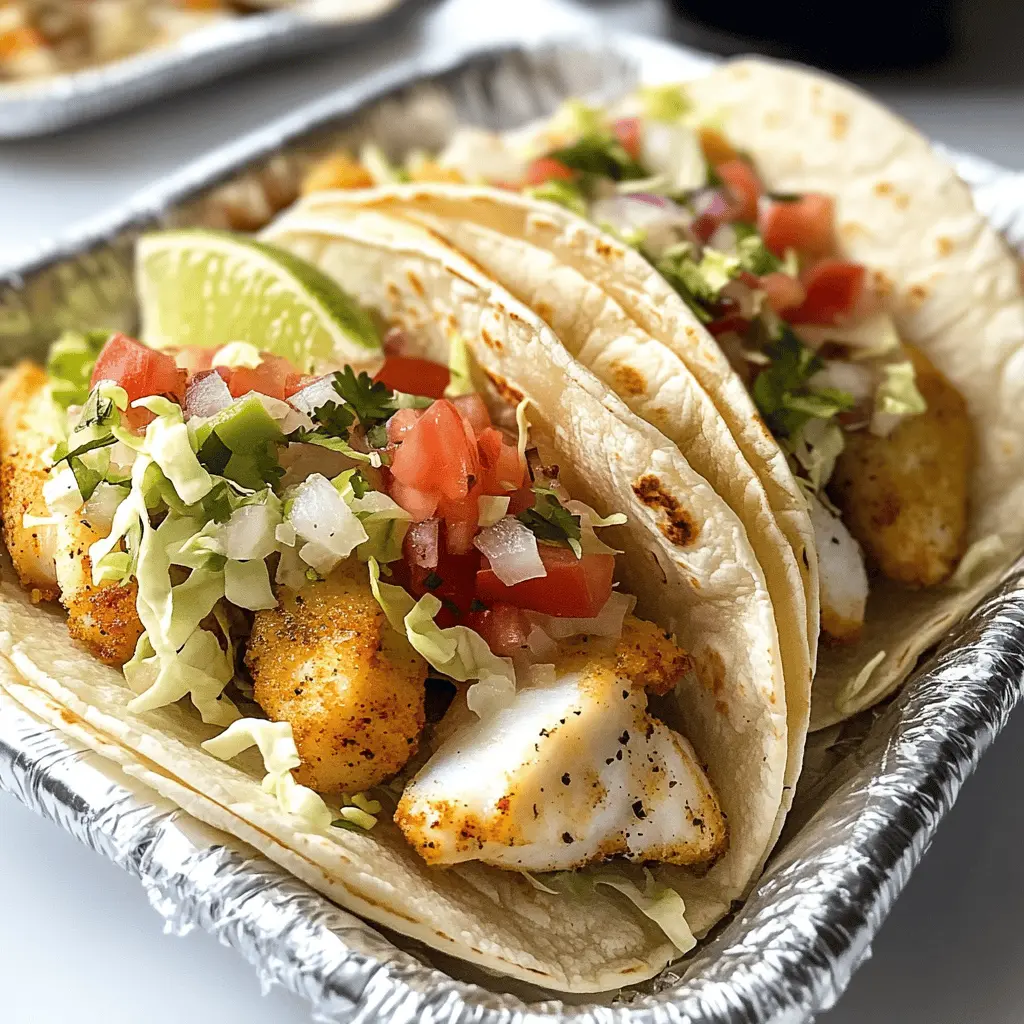 These Easy Baja Fish Tacos are a delightful and simple way to enjoy a taste of the coast at home! With crispy fish, fresh veggies, and zesty lime cream, it's a perfect weeknight dinner or a fun weekend gathering dish. Save this recipe for a tasty treat at your next taco night or beach cookout! You'll love how quick and satisfying it is!