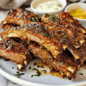 Looking for a flavorful way to enjoy tender ribs? This Easy Greek Ribs Recipe infuses delicious Mediterranean spices for an unforgettable taste! Baked first for the perfect tenderness and then grilled to add a smoky finish, these ribs are perfect for summer barbecues or family gatherings. Save this recipe now for your next delicious meal!