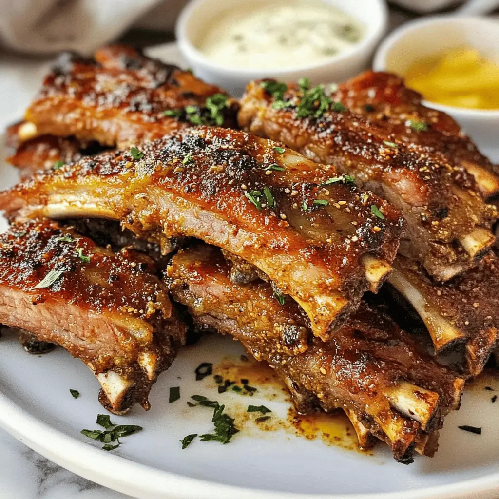 Looking for a flavorful way to enjoy tender ribs? This Easy Greek Ribs Recipe infuses delicious Mediterranean spices for an unforgettable taste! Baked first for the perfect tenderness and then grilled to add a smoky finish, these ribs are perfect for summer barbecues or family gatherings. Save this recipe now for your next delicious meal!