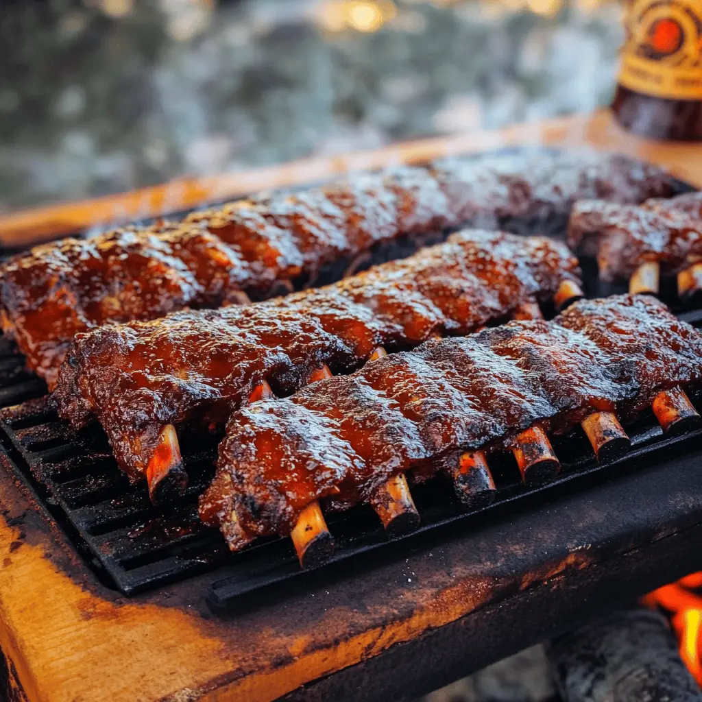 Get ready for mouthwatering flavor! These fall-off-the-bone ribs are grilled to perfection, making them the star of any barbecue. With a delicious blend of spices and a tangy glaze, they’re sure to impress your guests. Perfect for summer cookouts or weekend gatherings. Don’t forget to save this recipe for your next grilling session!