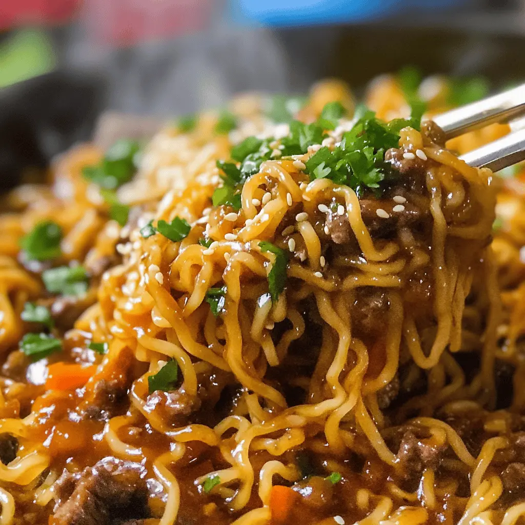 Warm up your evenings with this comforting Slow Cooker Beef Ramen Noodles recipe! Packed with tender beef, flavorful broth, and slurp-worthy noodles, it's the ultimate cozy dinner. Perfect for busy weeknights or a weekend treat. Save this recipe now for an easy and delicious meal that the whole family will love!