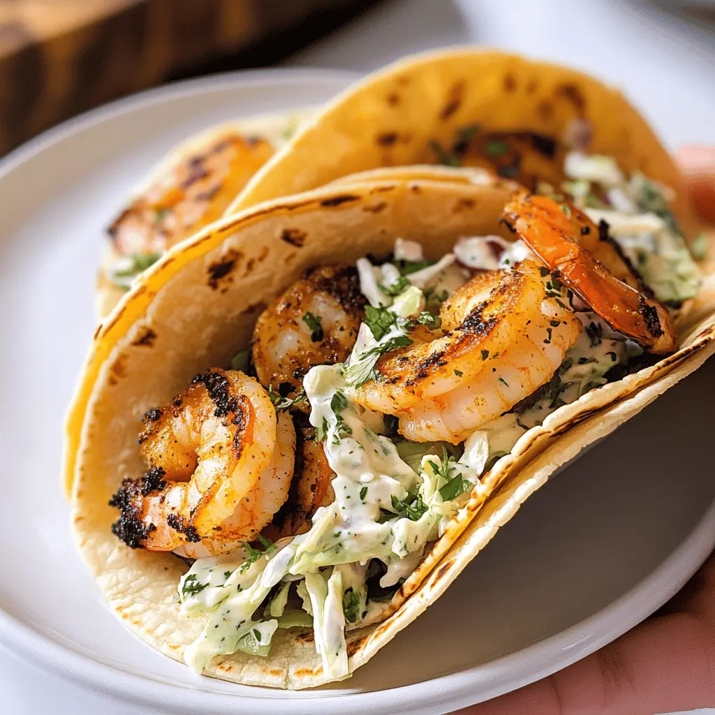 Get ready for a flavor fiesta with these Zesty Cilantro Lime Shrimp Tacos! Bursting with fresh cilantro and lime, each bite is perfectly balanced with a creamy slaw that adds a delightful crunch. Ideal for taco night or a summer gathering, these quick tacos are a must-try. Save this recipe to impress your friends and family!
